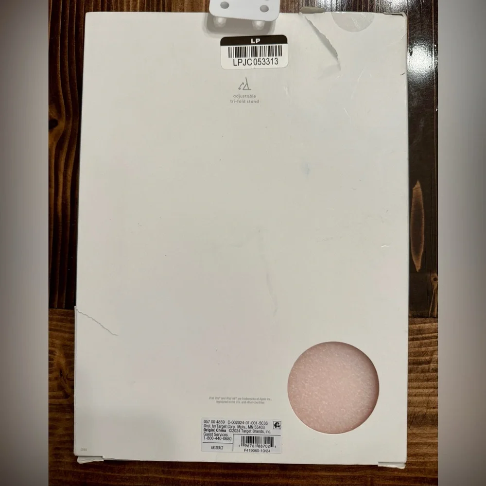 Heyday White, Pink & Gold Tablet Case for‎ IPad Air & Pro